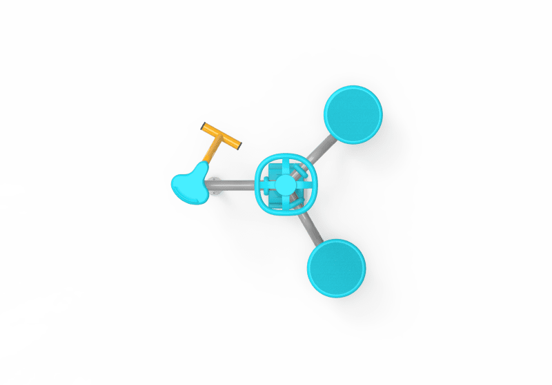 3 Lu Bel Cevirme Aleti KLF-02 | Dış Mekan Spor Aletleri | Erse Kent Mobilyaları